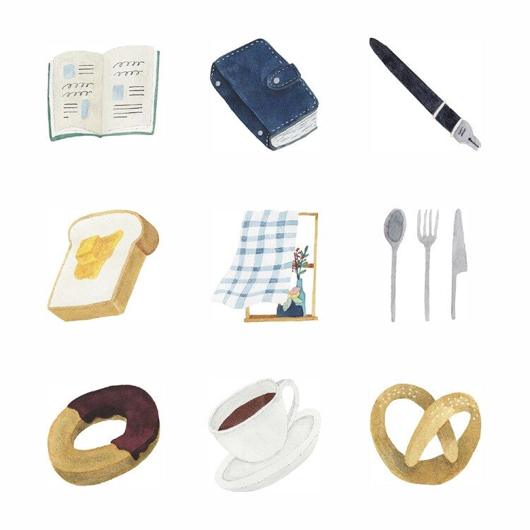 Planner Flake Sticker- "A morning without an alarm clock" Series