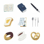 Planner Flake Sticker- "A morning without an alarm clock" Series