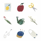 Planner Flake Sticker- "A morning without an alarm clock" Series