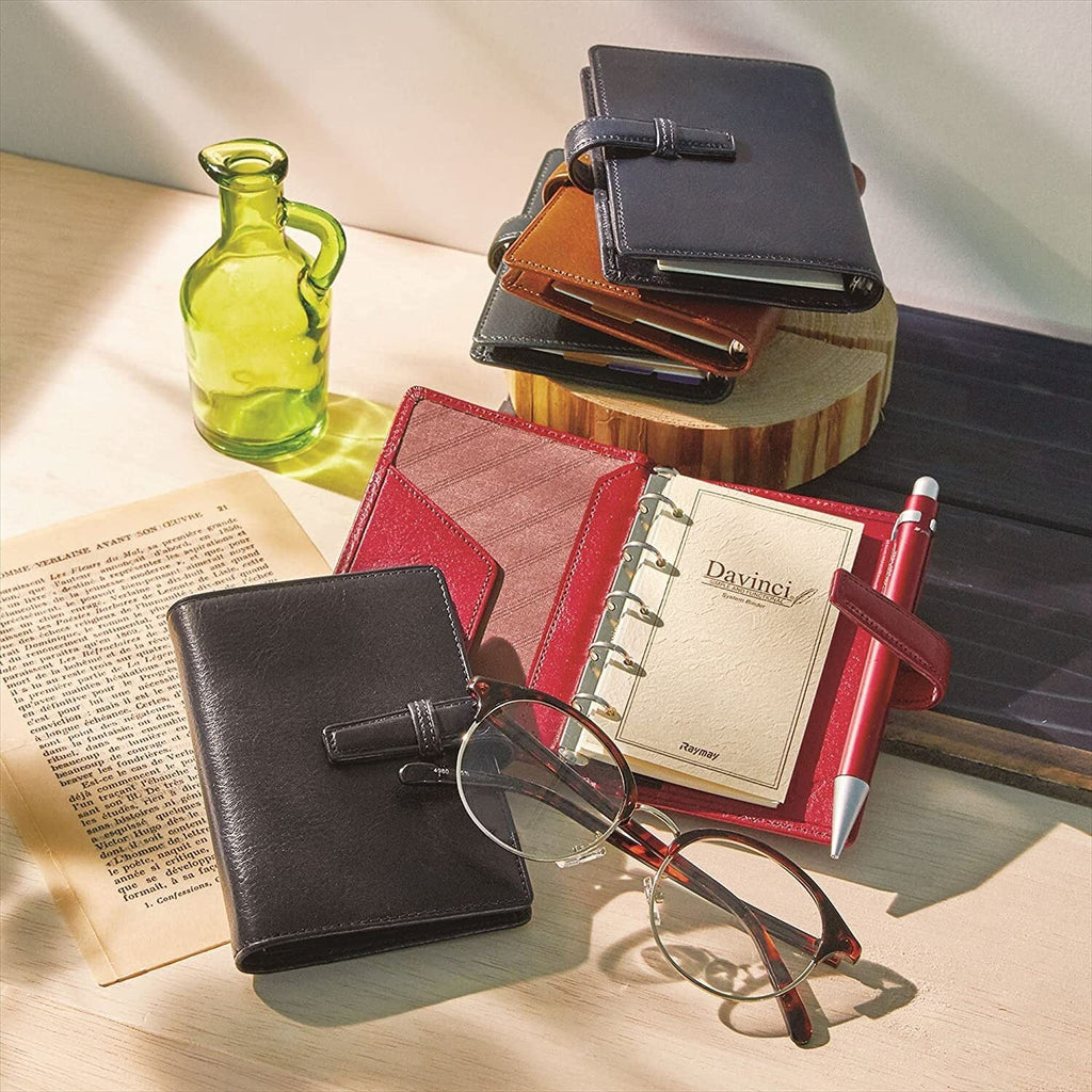 【Raymay Fujii】Da Vinci Standard System Notebook — Mini5 Size — 11mm Ring