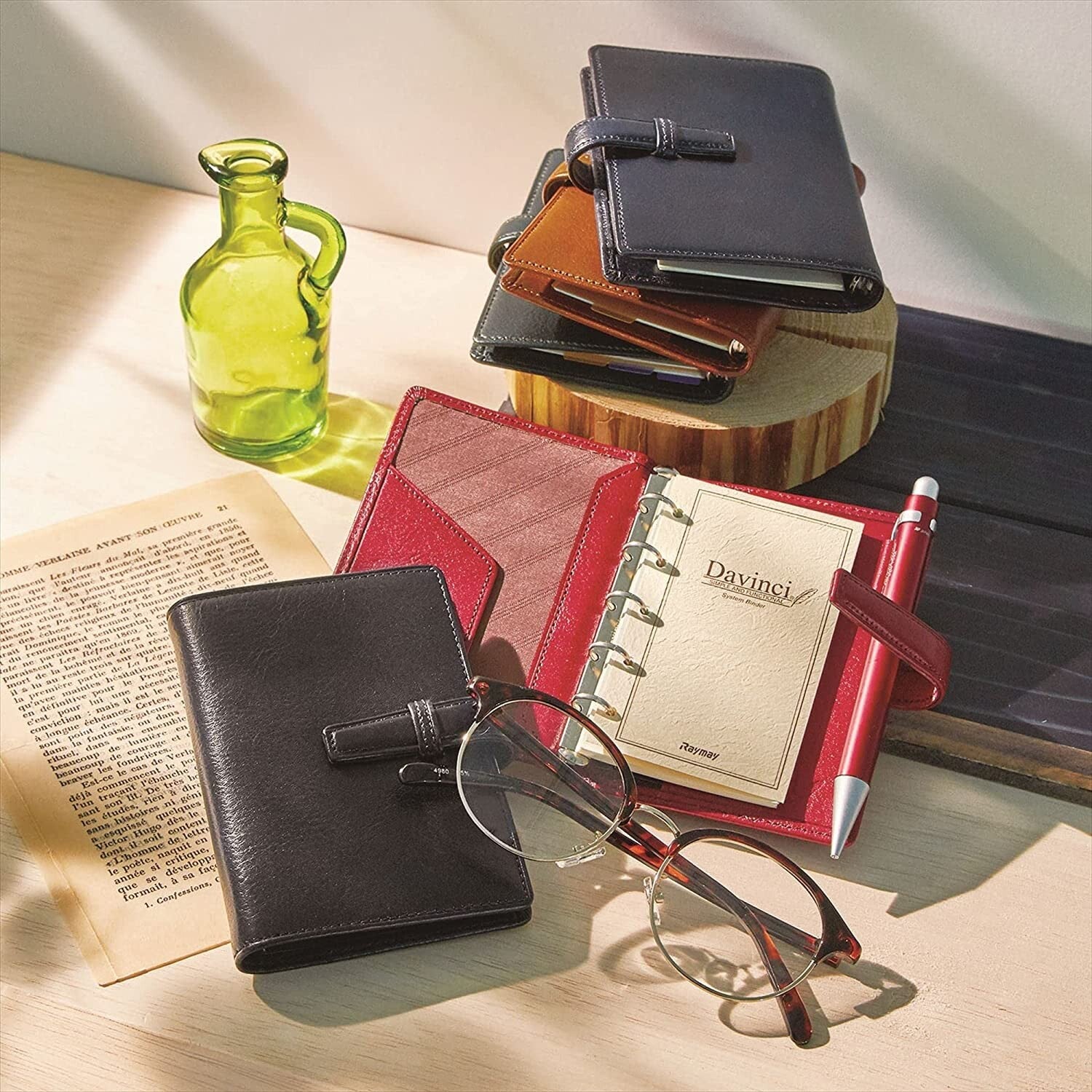 【Raymay Fujii】Da Vinci Standard System Notebook — Mini5 Size — 11mm Ring