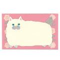 Fluff Moo Moo Mini Message Card-Fluffy Cat