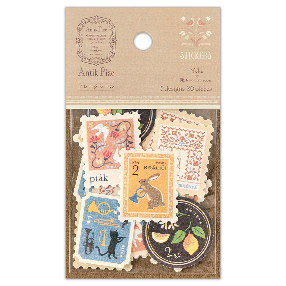 NB-NuKu- Flake Sticker- Antique Piats