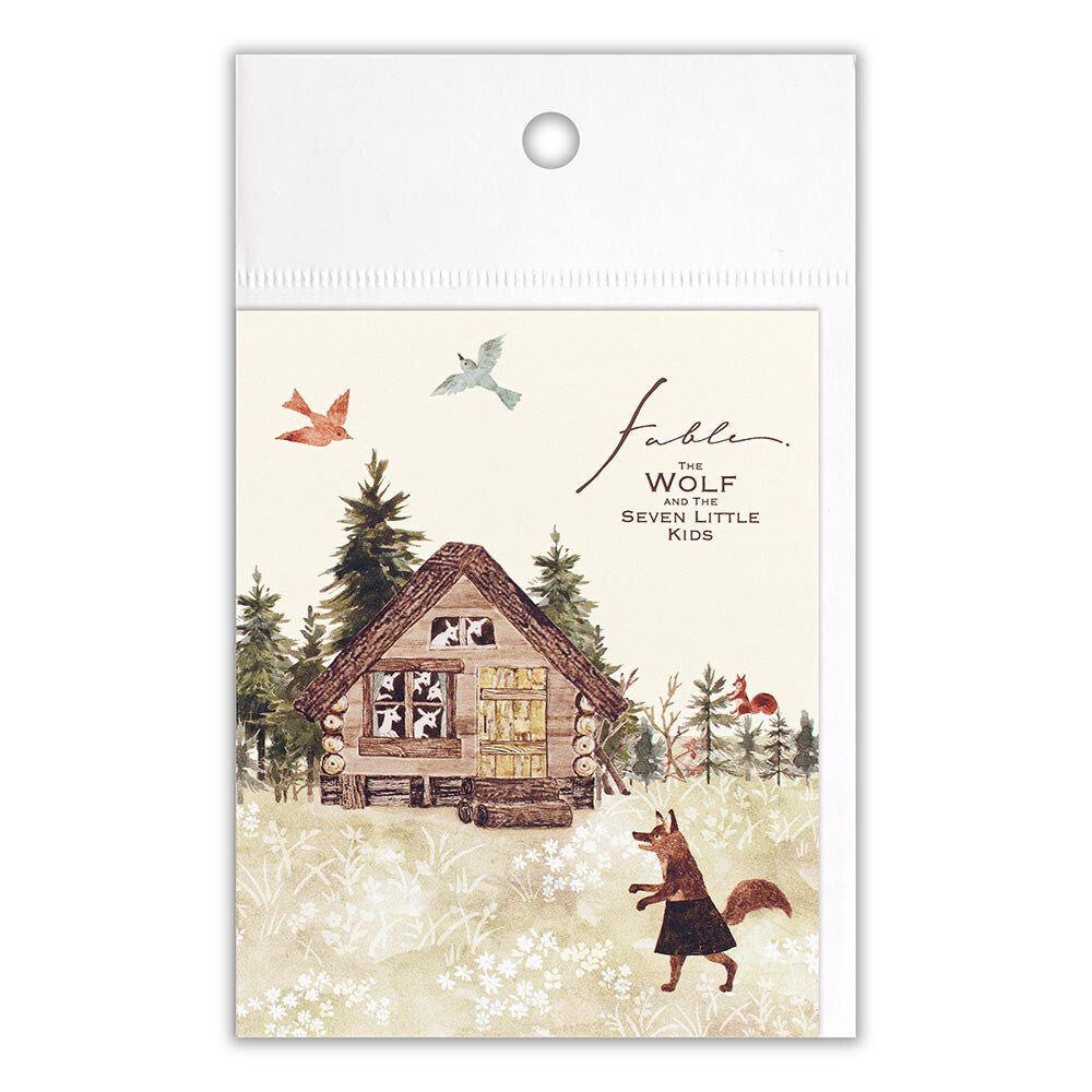 NB-NuKu- Sticky Notes- The Wolf and Seven Little Kids