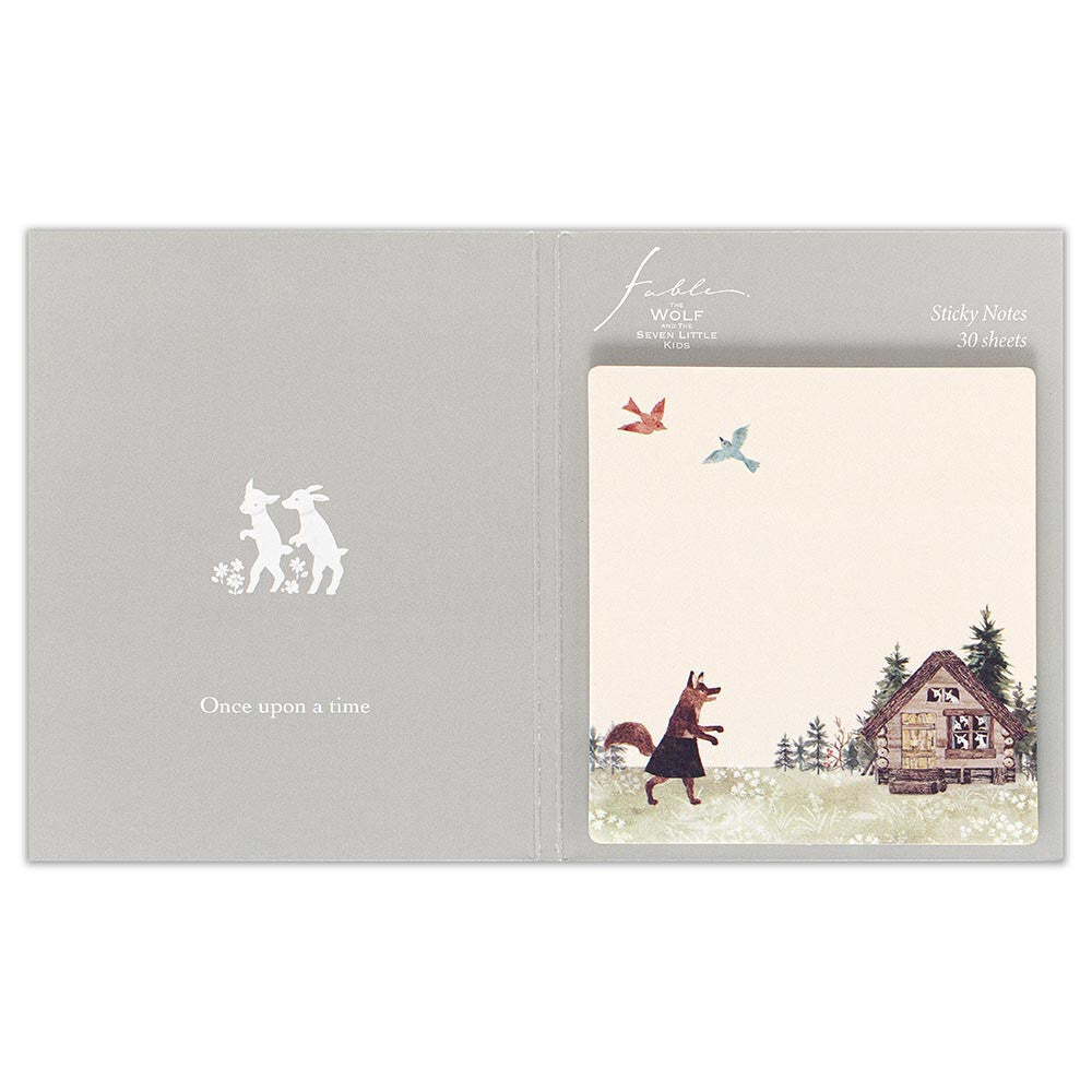 NB-NuKu- Sticky Notes- The Wolf and Seven Little Kids