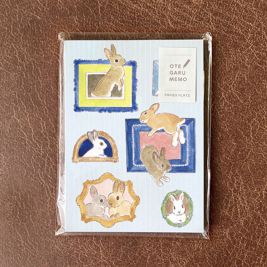 Papier Platz Memo Pad- Otegaru Bunny