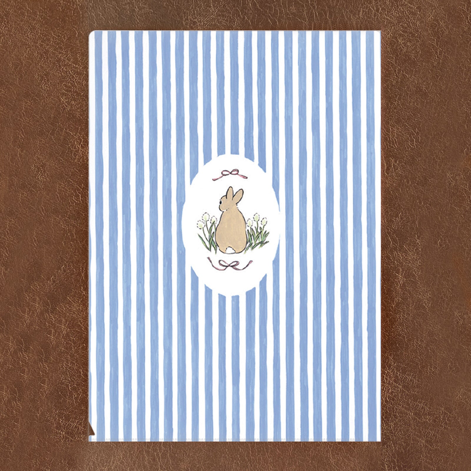 A4 Clear File Folder with 3 pocket- Bunny