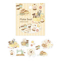 Planner Flake Sticker- Bear and Sewing