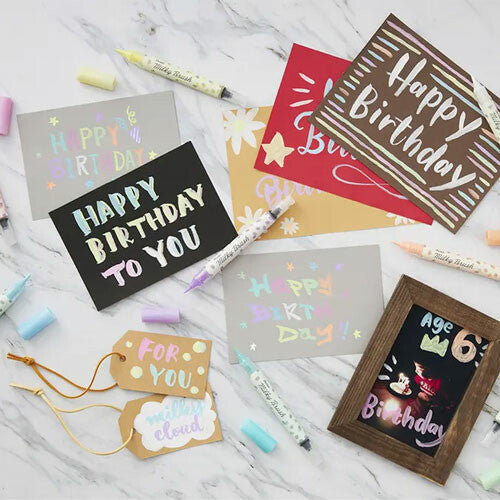 Pental Milky Blush Brush Pen - Pastel