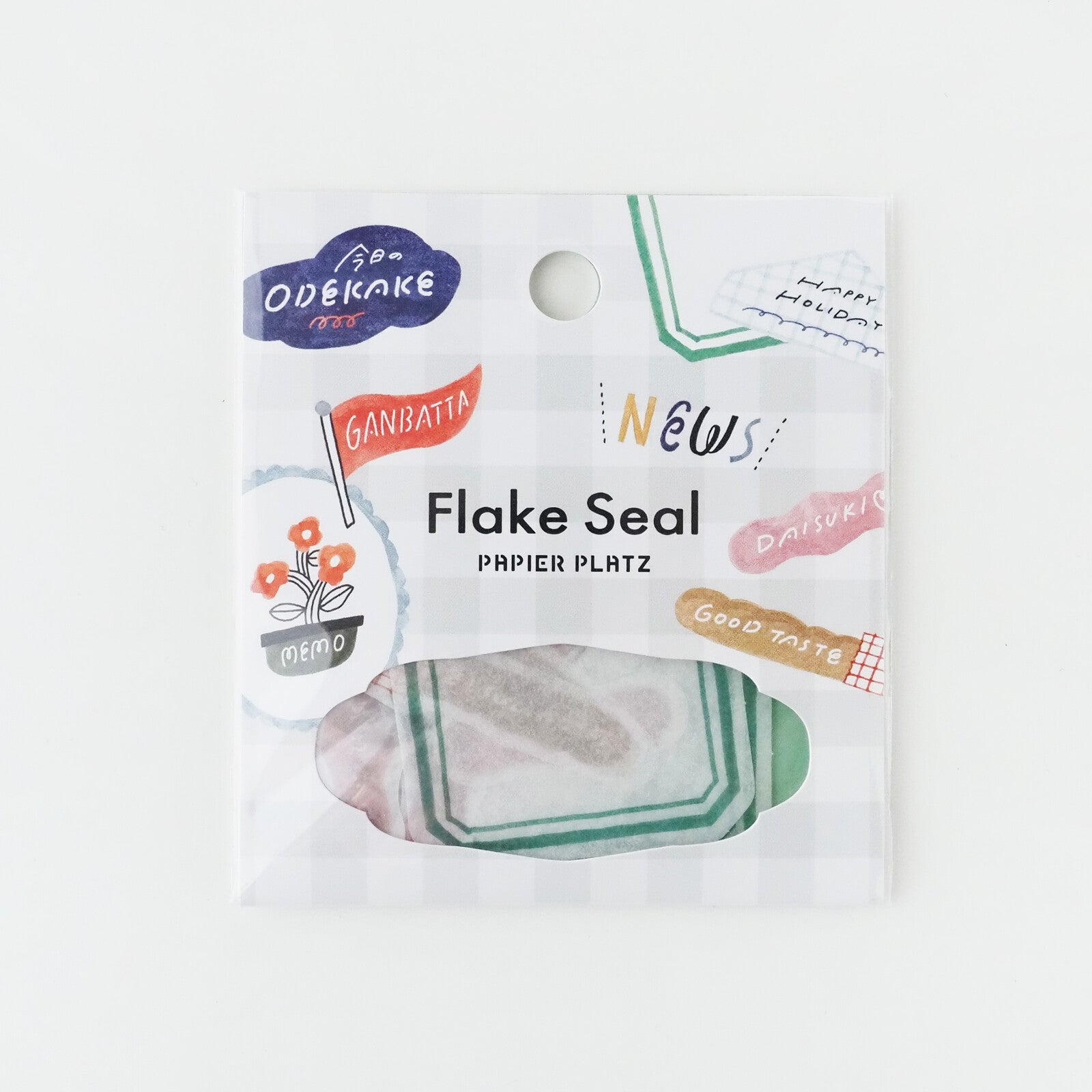 Papier Platz- Asanel-  Flake Sticker