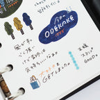 Papier Platz- Asanel-  Flake Sticker