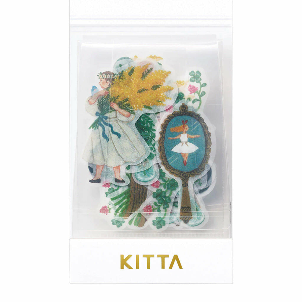 KITTA Basic- Washi Tape Flake Stickers- Life
