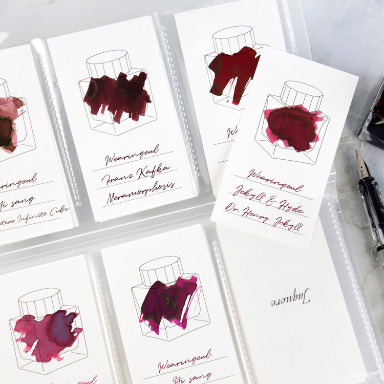 Wearingeul- Ink Color Chart Card- Vertical