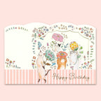 Tokorokomugi- Pop-up Birthday Greeting Card - Flower