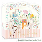 Tokorokomugi- Pop-up Birthday Greeting Card - Flower