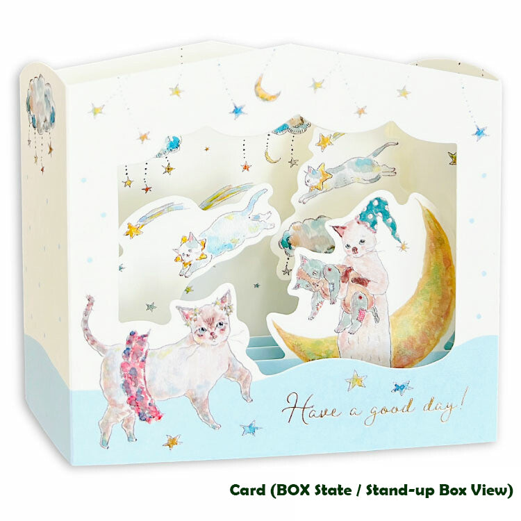 Tokorokomugi- Pop-up Greeting Card - Star (For you)