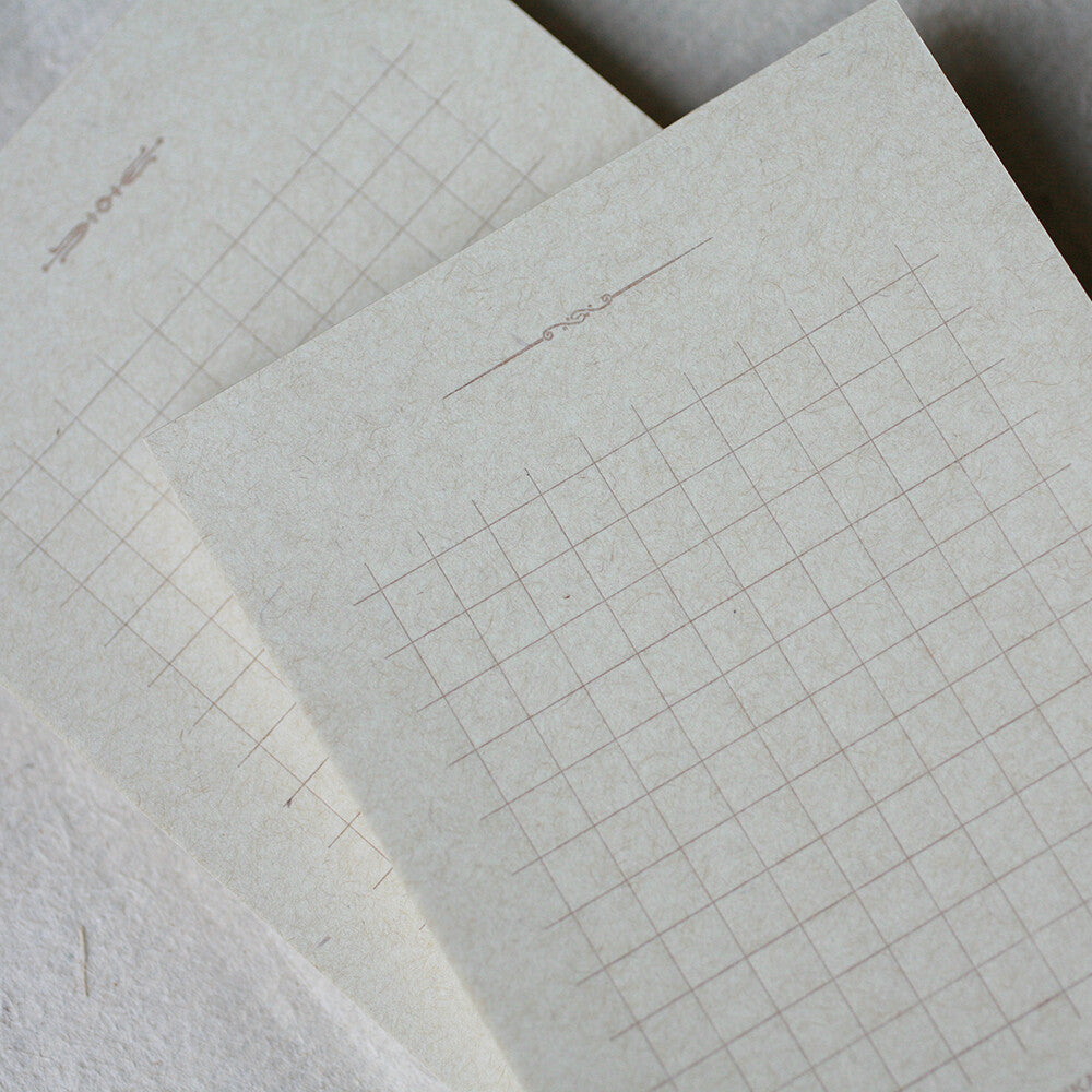 【Kohunkan Kappansho】 Retro Memo Pad- Grid Pattern