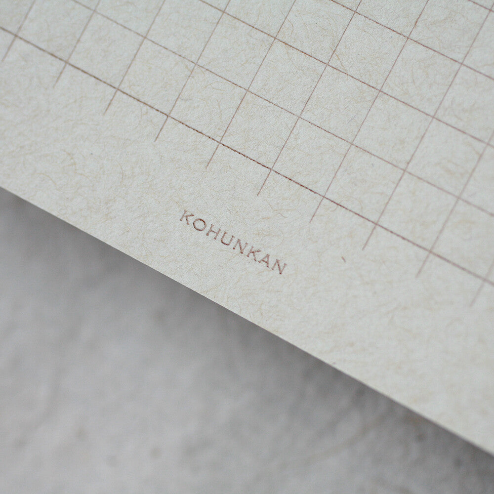 【Kohunkan Kappansho】 Retro Memo Pad- Grid Pattern