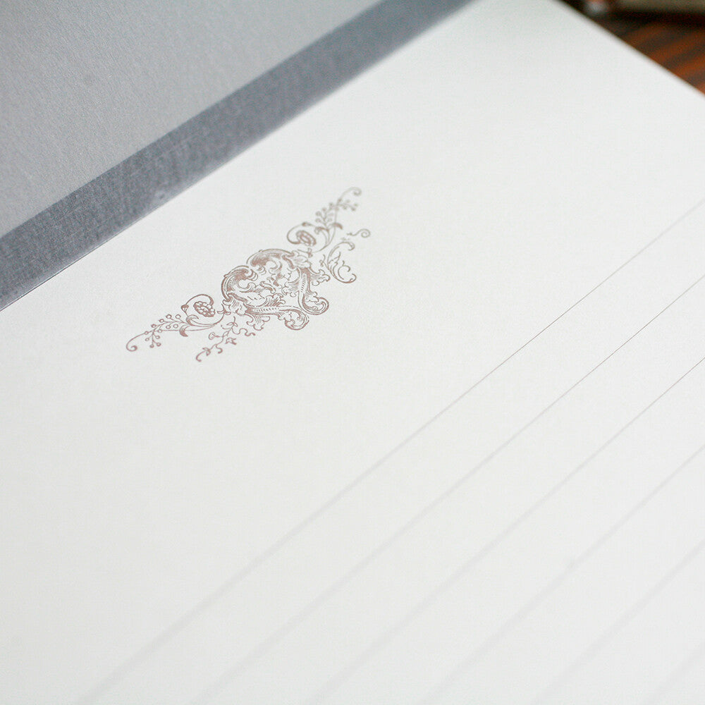 【Kohunkan Kappansho】 Letterpress Retro Pattern Series- Letter Pad