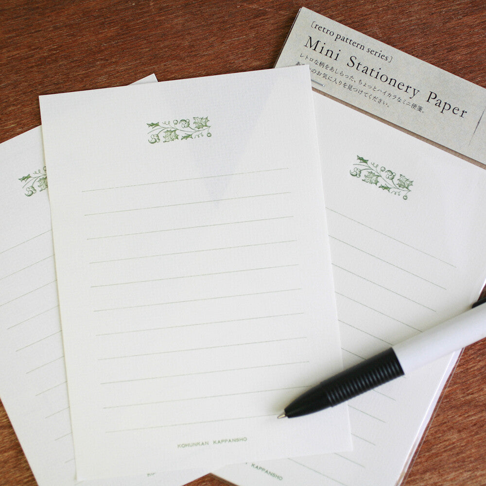 【Kohunkan Kappansho】Retro Pattern Series- Mini Letter Pad