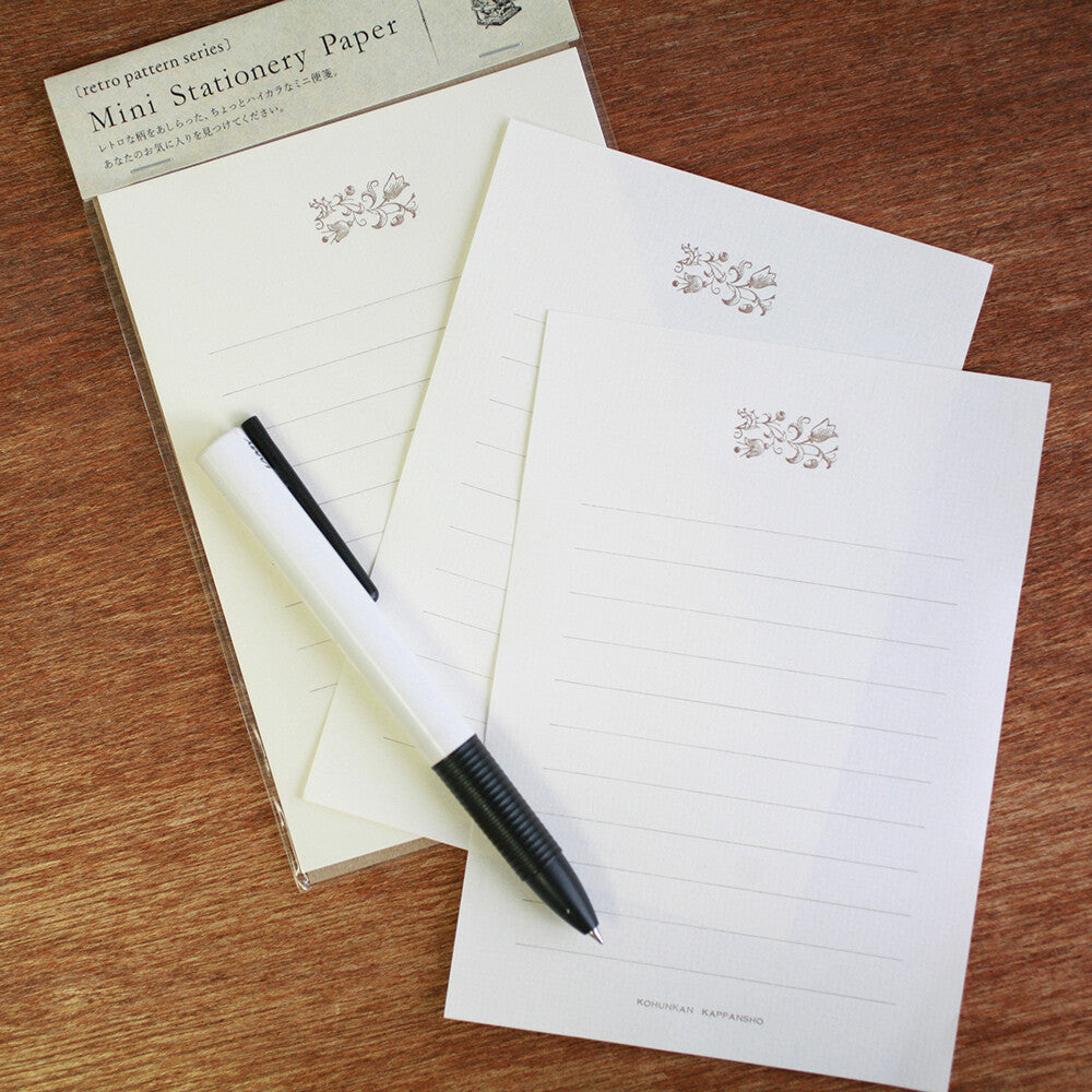 【Kohunkan Kappansho】Retro Pattern Series- Mini Letter Pad