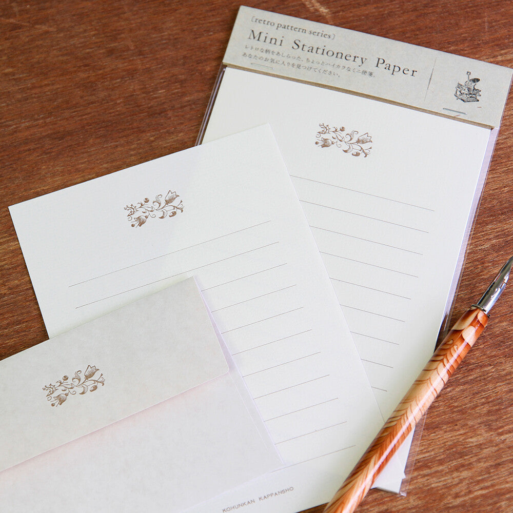 【Kohunkan Kappansho】Retro Pattern Series- Mini Letter Pad