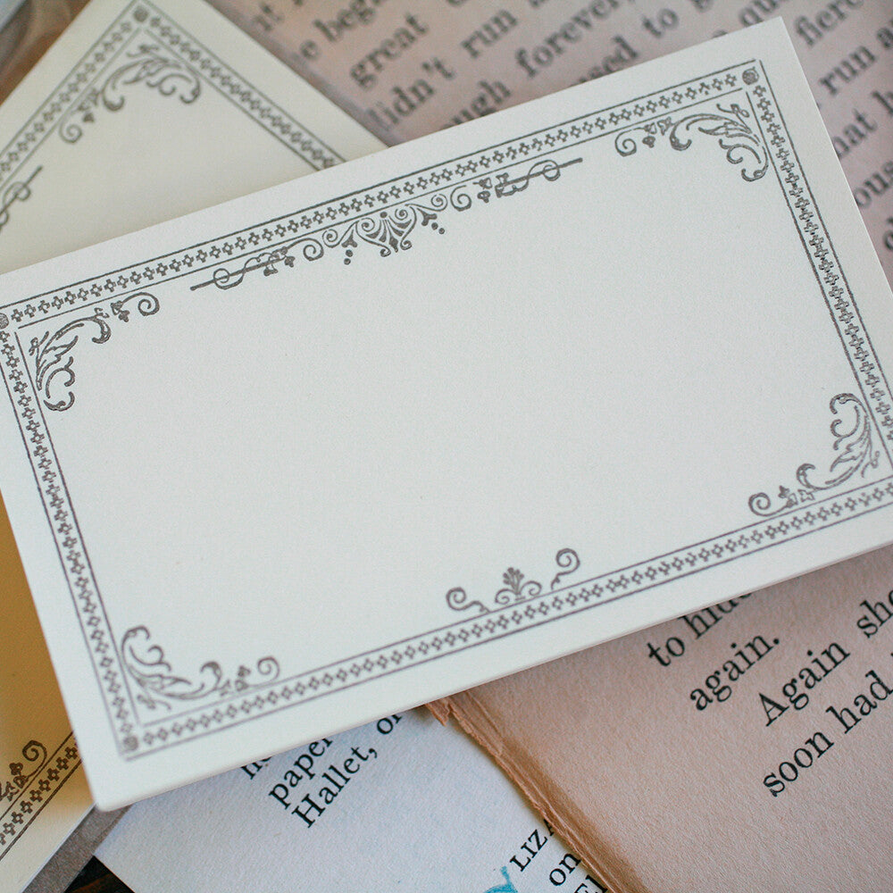 【Kohunkan Kappansho】Retro Pattern Series- Antique Gray Mini Pad