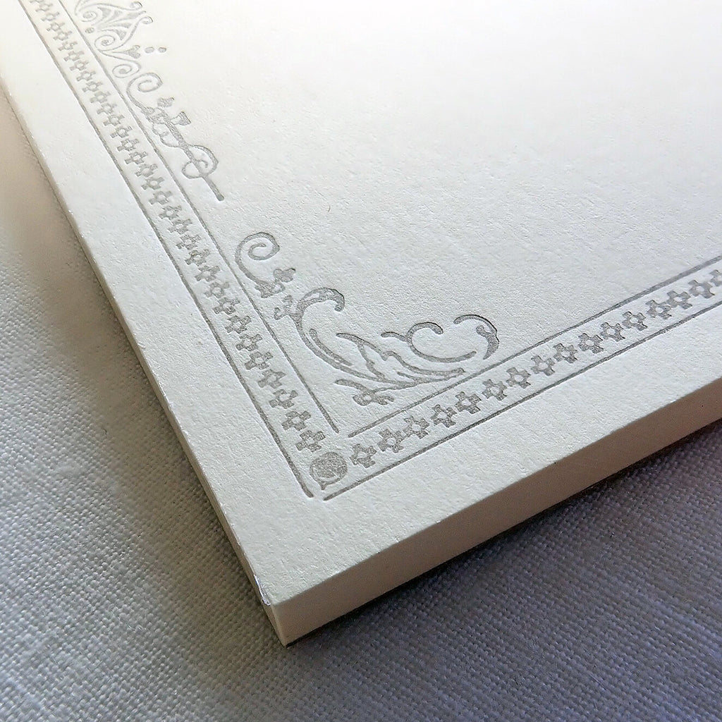 【Kohunkan Kappansho】Retro Pattern Series- Antique Gray Mini Pad