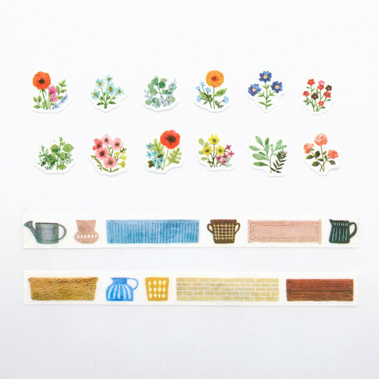 [Bande] Masking Roll Stickers- Flower Garden