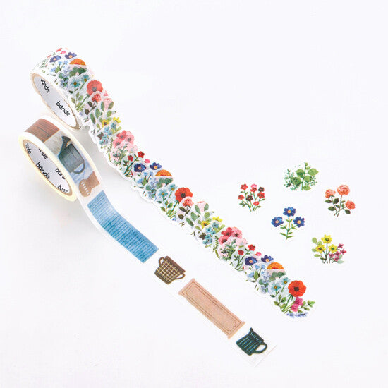 [Bande] Masking Roll Stickers- Flower Garden