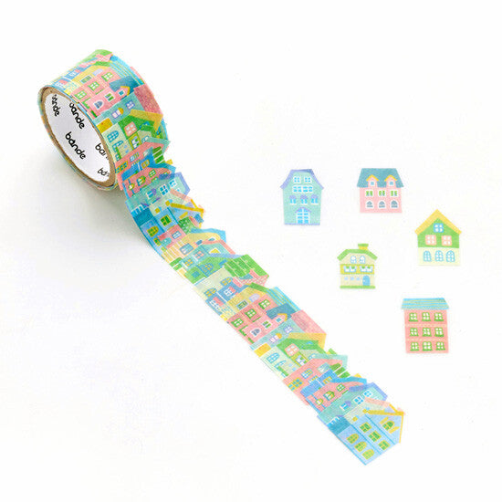 Bande- Masking Roll Stickers- Cute House