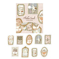 Planner Stickers Flake Seal with Gold Foil- Foil Frame