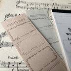 【OEDA LETTERPRESS】5 Word Label Book - Grey Beige Book