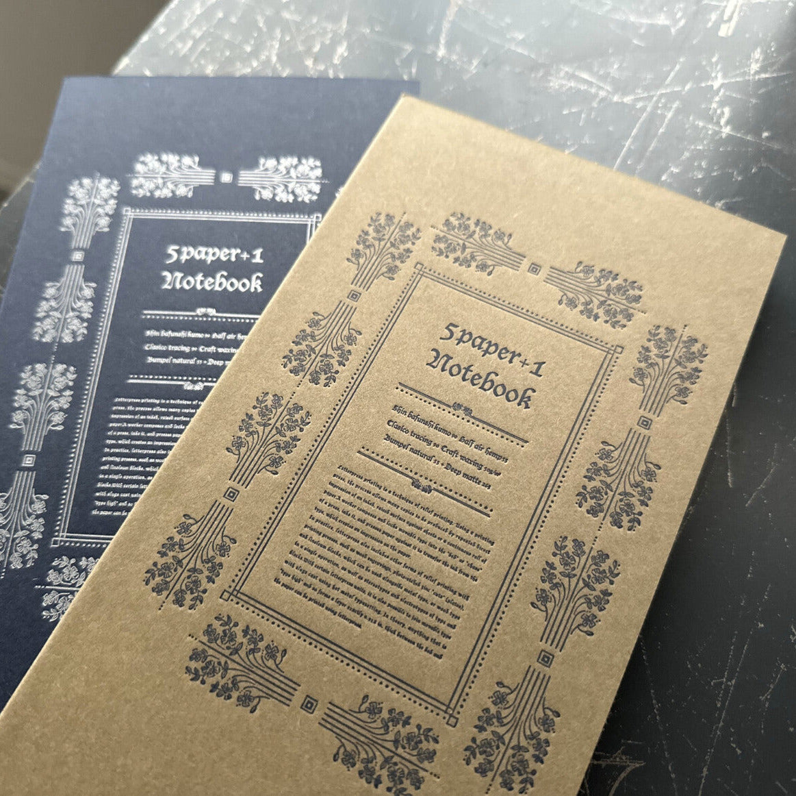 【OEDA LETTERPRESS】5 Paper+1 Notebook