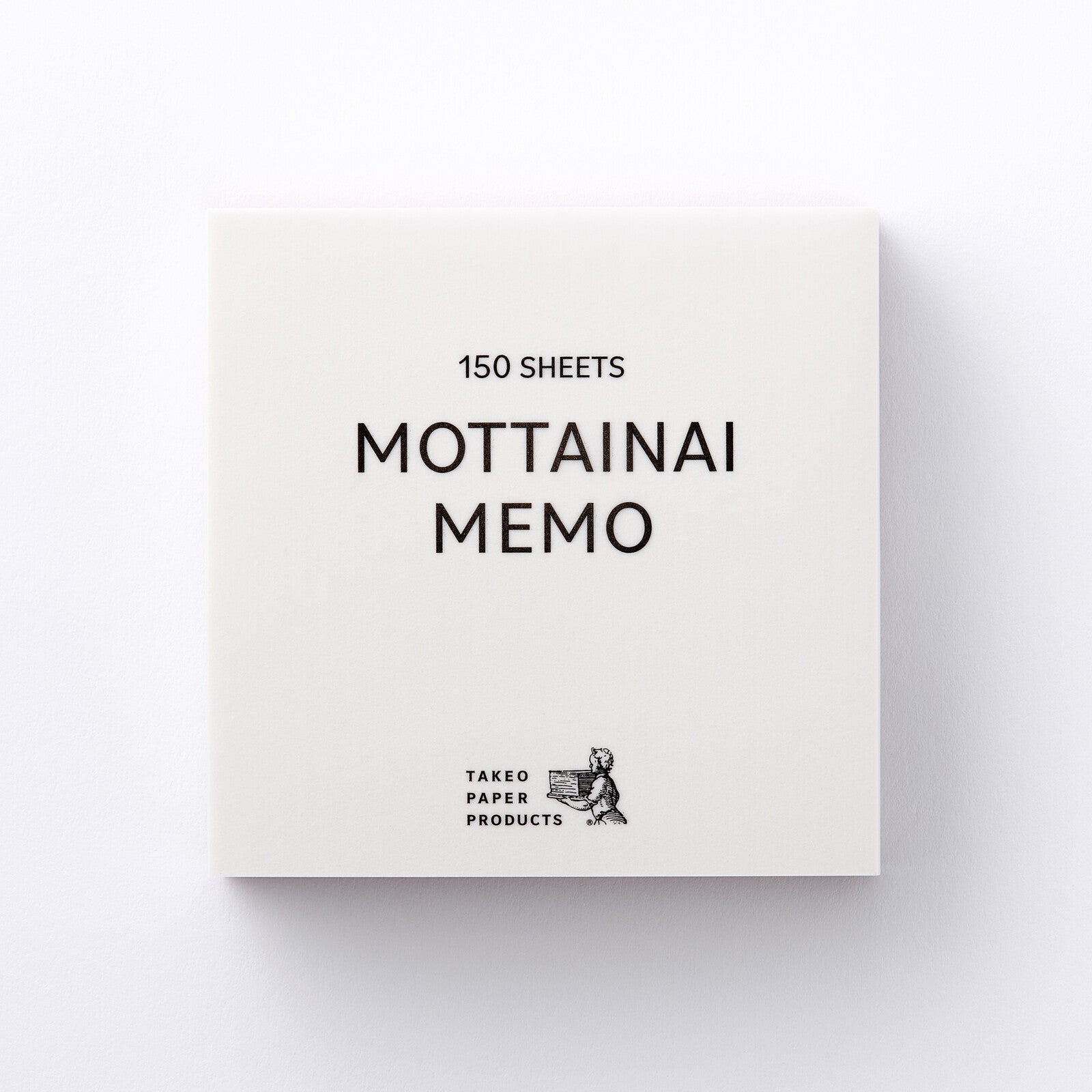 Takeo - Mottainai Memo — Red & Pearlescent White & Shimmering Laid White