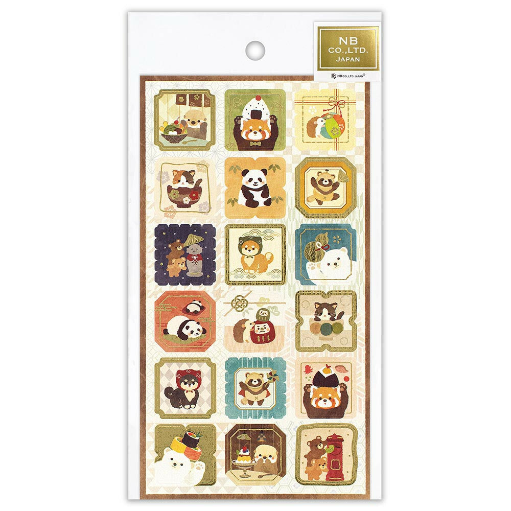 NB- Wanowa Japanese Style Sticker- Wa & Animals