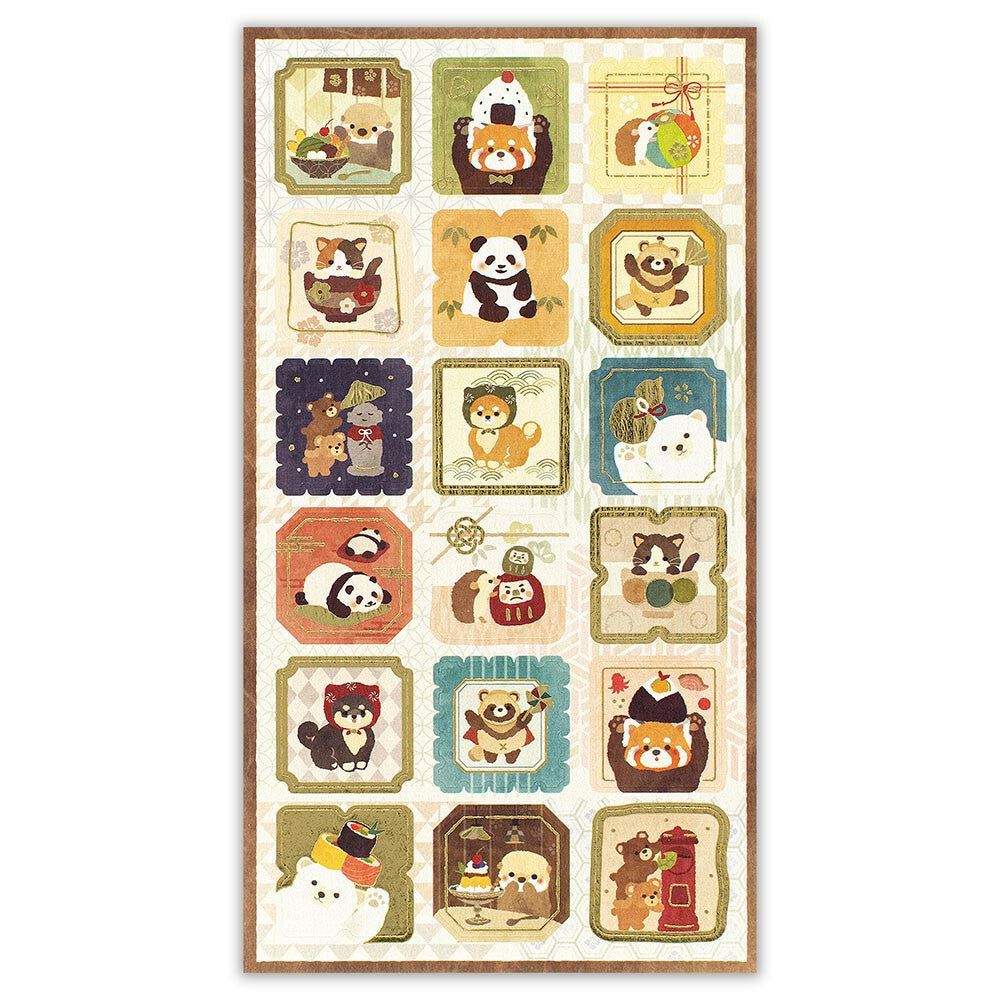 NB- Wanowa Japanese Style Sticker- Wa & Animals