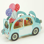 [Greeting Life] Birthday Card – Party Car (Dog)