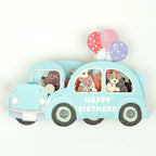 [Greeting Life] Birthday Card – Party Car (Dog)