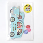 [Greeting Life] Birthday Card – Party Car (Dog)