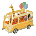 [Greeting Life] Birthday Card – Party Car (Animals)