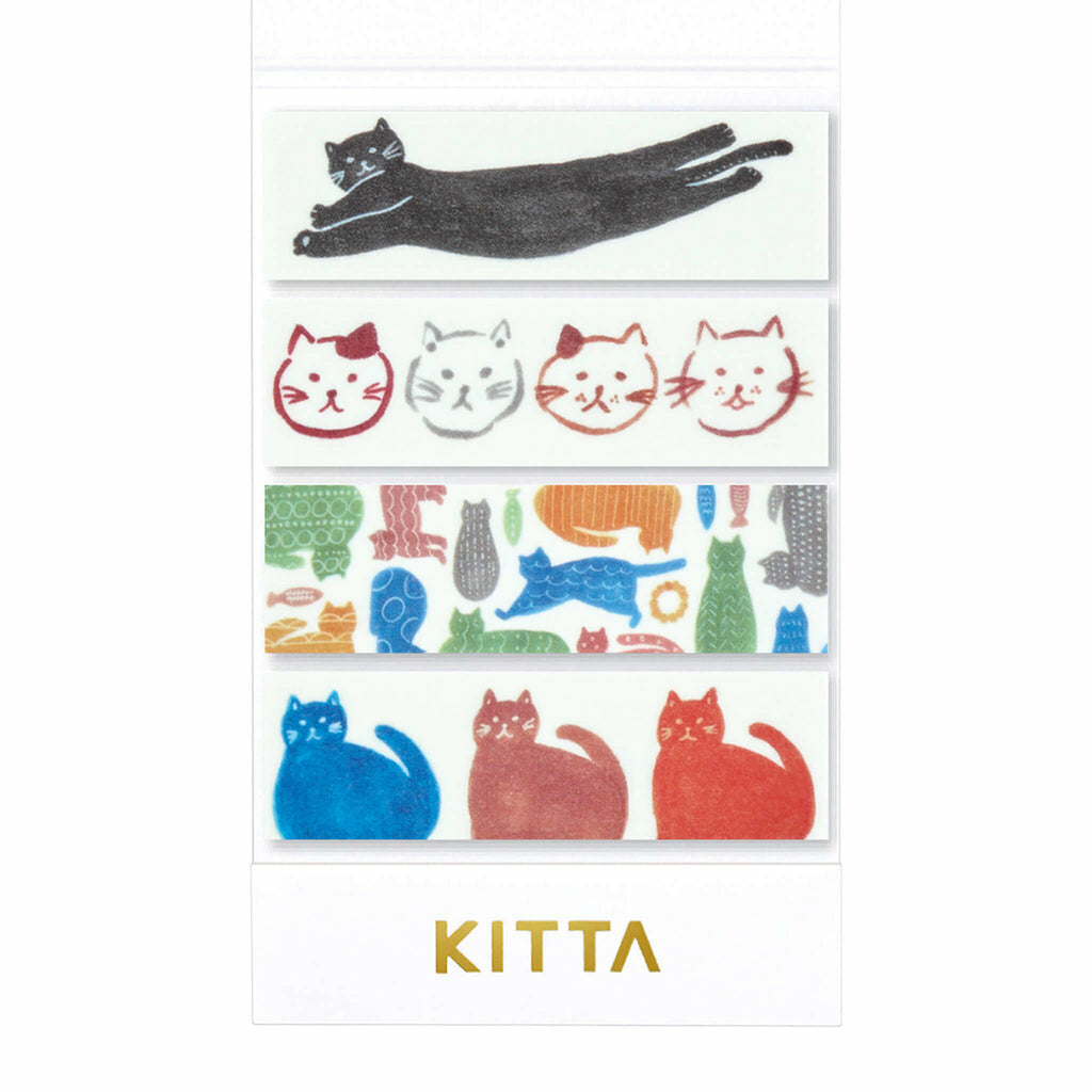 KITTA Basic Washi Tape - Cat