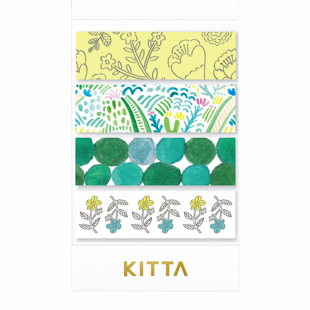 KITTA Basic Reprint Edition- Washi Tape- Plants