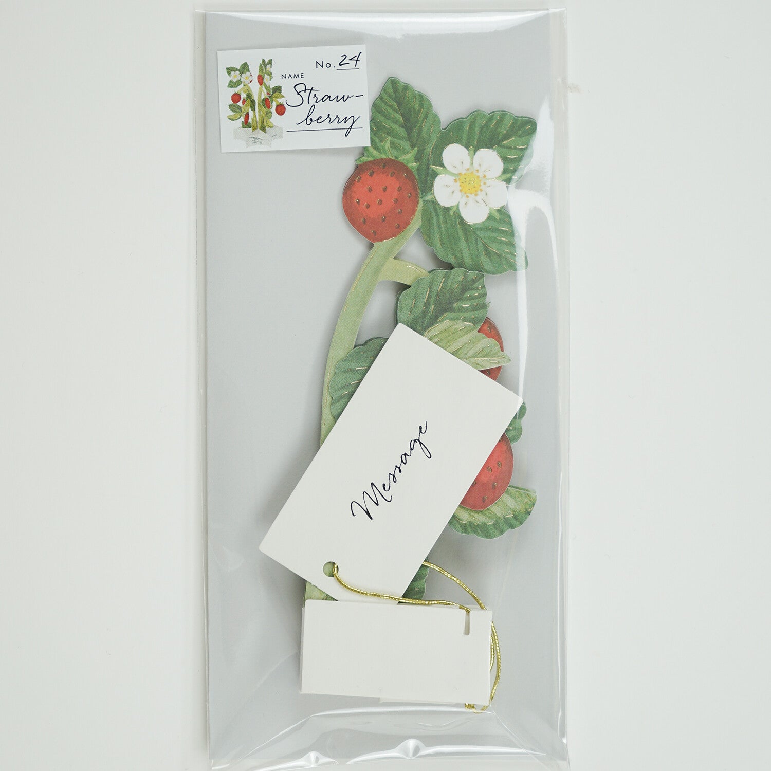 [Greeting Life] Blooming Mini Card – Strawberry