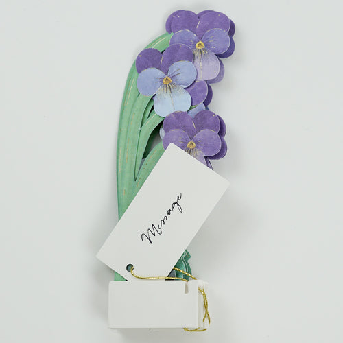 [Greeting Life] Blooming Mini Card – Viola