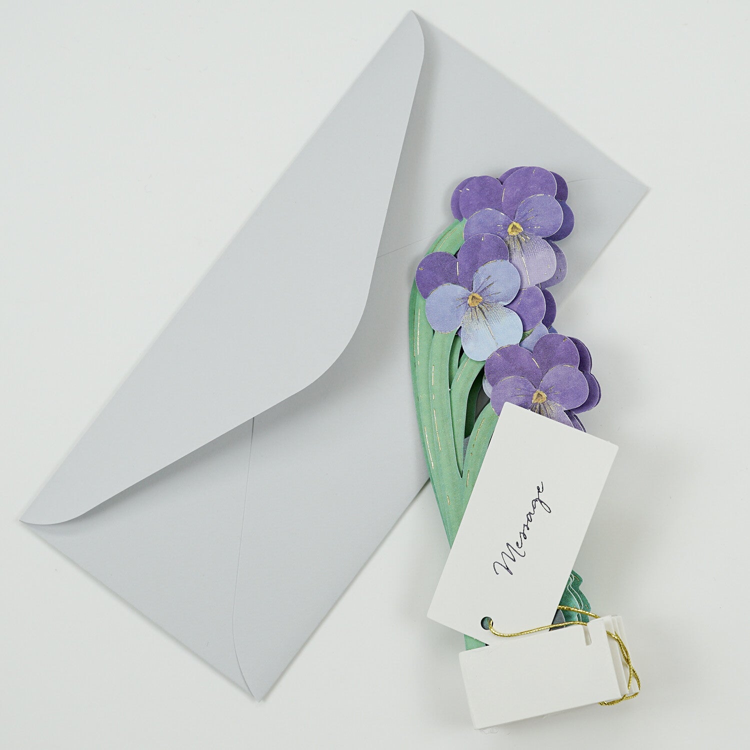 [Greeting Life] Blooming Mini Card – Viola