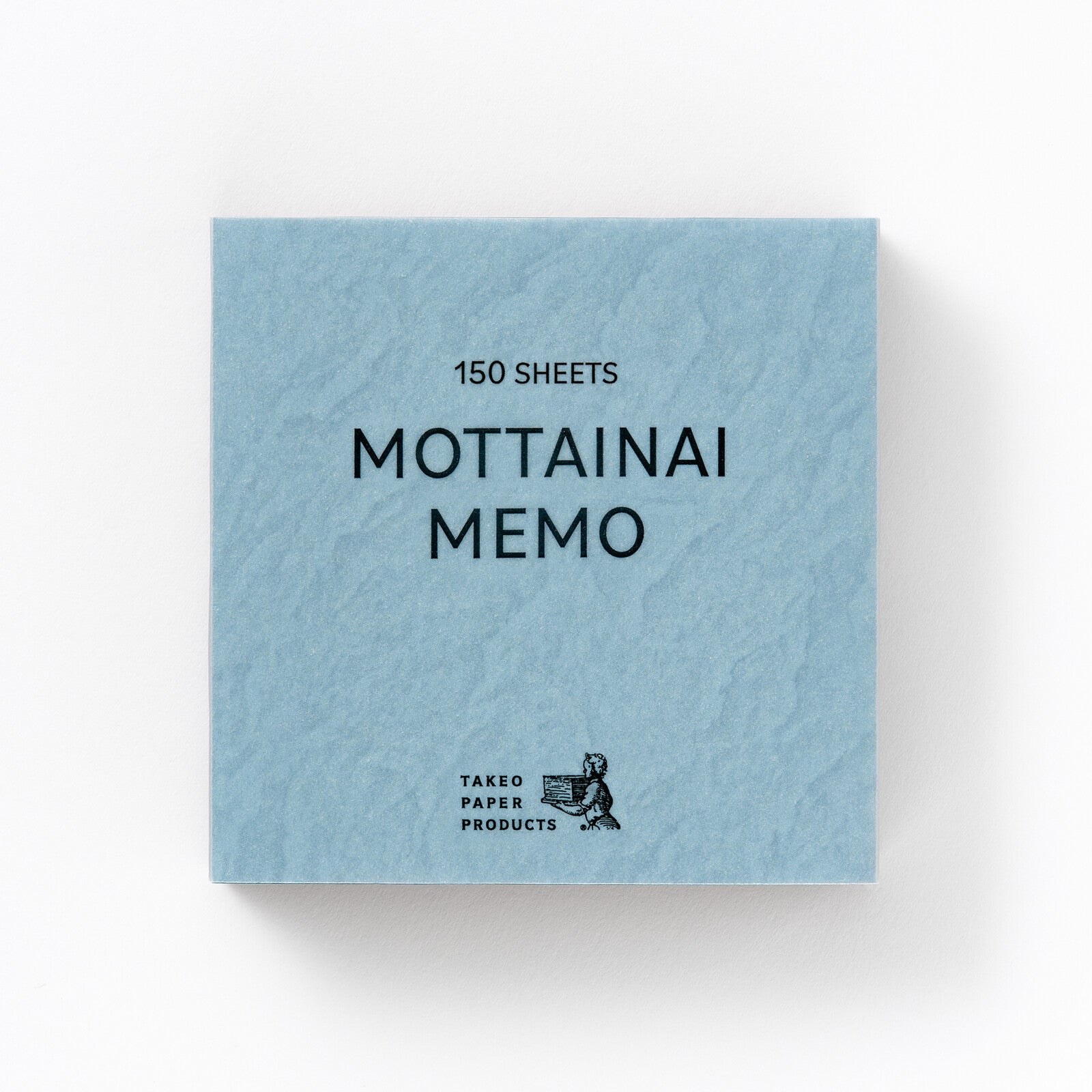 Takeo - Mottainai Memo- Slate Blue & Ivory & Terra-cotta with Slate Texture