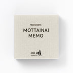 Takeo - Mottainai Memo - Silver & Pale Pink & Denim Blue with Linen Texture