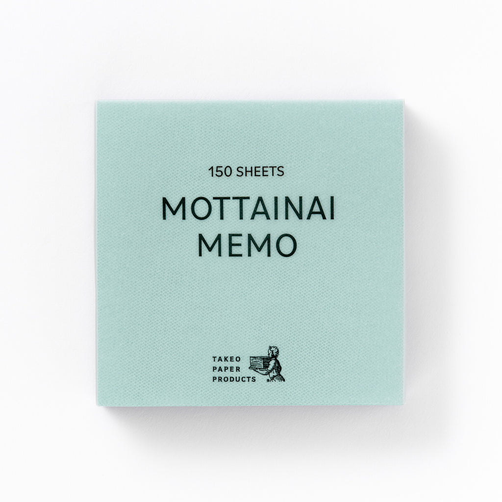 Takeo — Mottainai Memo — Soda Mint & Pearlescent White & Purple