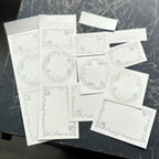 OEDA LETTERPRESS - 3 Label Book Memo Pad- Floral Frame